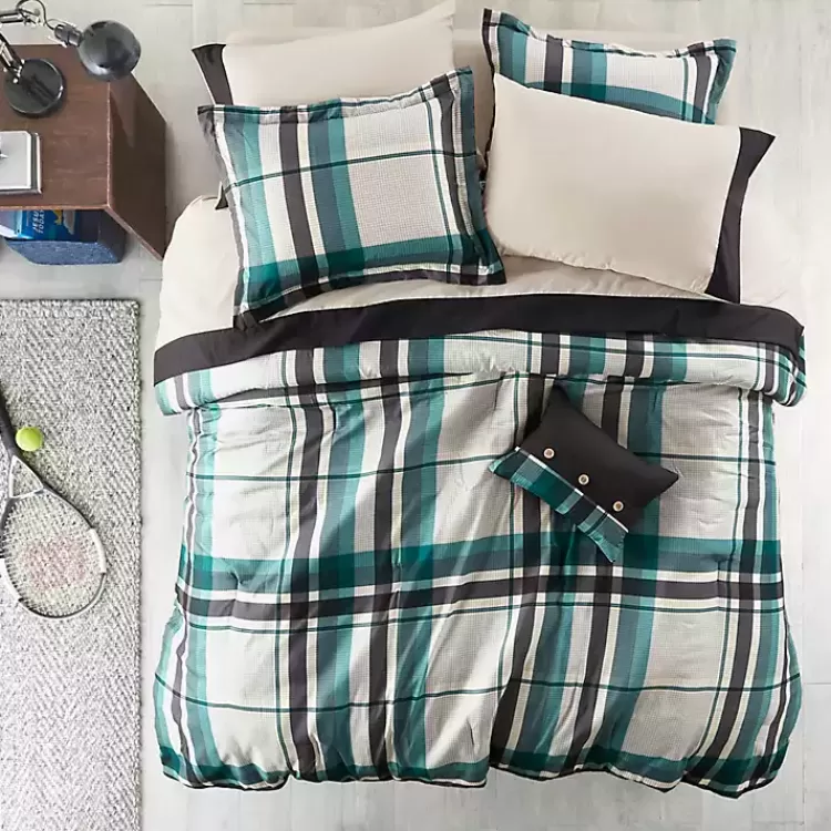 Roger Plaid 7-pc. Twin XL Comforter Set>Kirklands Home Clearance