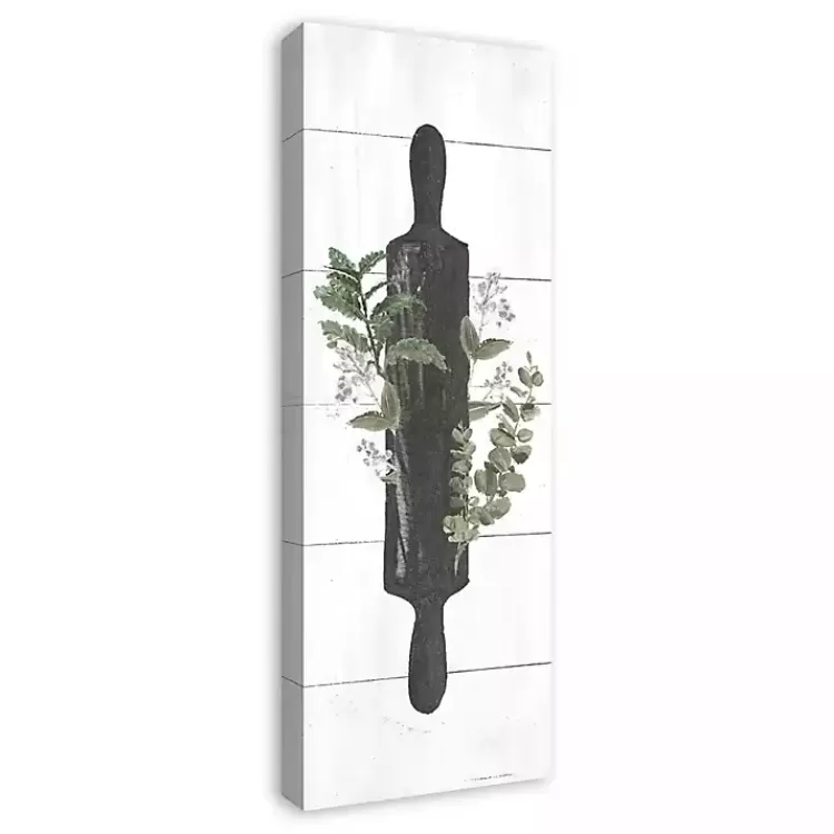 Rolling Pin with Botanicals Canvas Art Print>Kirklands Home Sale