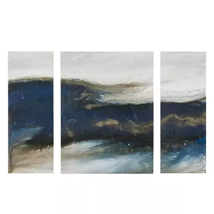 Rolling Waves Blur Canvas Art Prints, Set of 3>Kirklands Home Online