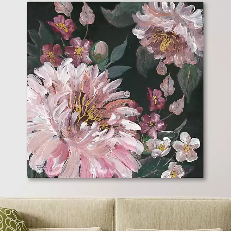 Romantic Moody Roses Giclee Canvas Art Print>Kirklands Home Cheap