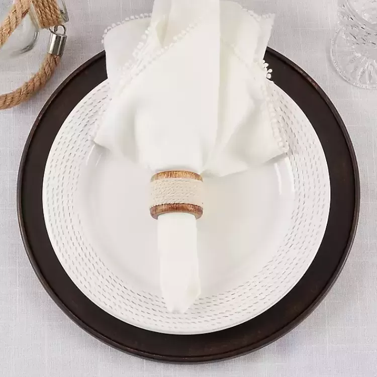 Rope Wrapped 4-pc. Napkin Ring Set>Kirklands Home Best