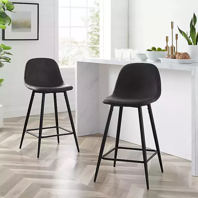 Rorke Faux Leather Counter Stools, Set of 2>Kirklands Home Flash Sale