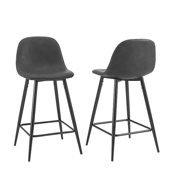 Rorke Faux Leather Counter Stools, Set of 2>Kirklands Home Flash Sale