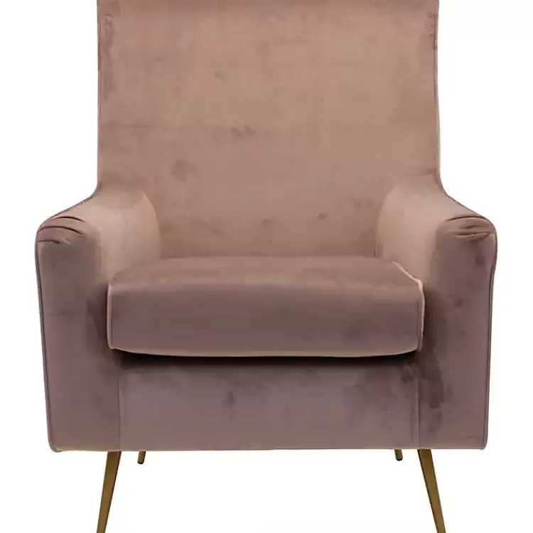 Rose Velvet Lana Accent Chair>Kirklands Home Best Sale