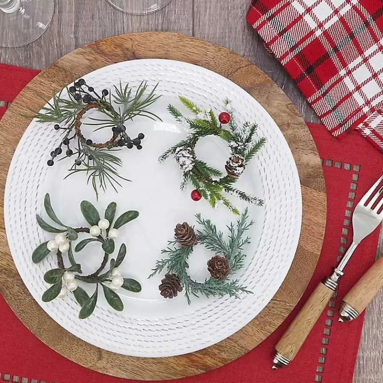 rosemary_pinecone_wreath_napkin_rings_set_of__3.webp Rosemary Pinecone Wreath Napkin Rings, Set of 4>Kirklands Home Discount