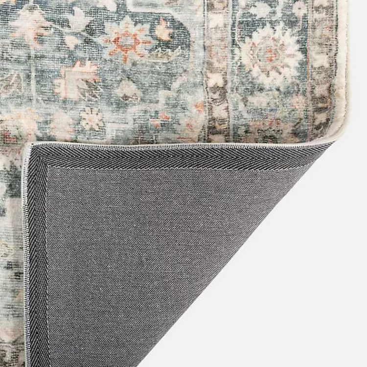 rosette_green_and_ivory_area_rug_x_3-1.webp Rosette Green and Ivory Area Rug, 5x7>Kirklands Home New