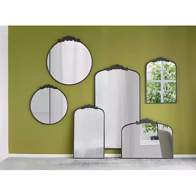 round_antique_black_floral_scroll_mirror__in_10.webp Round Antique Floral Scroll Mirror, 39 in.>Kirklands Home Cheap