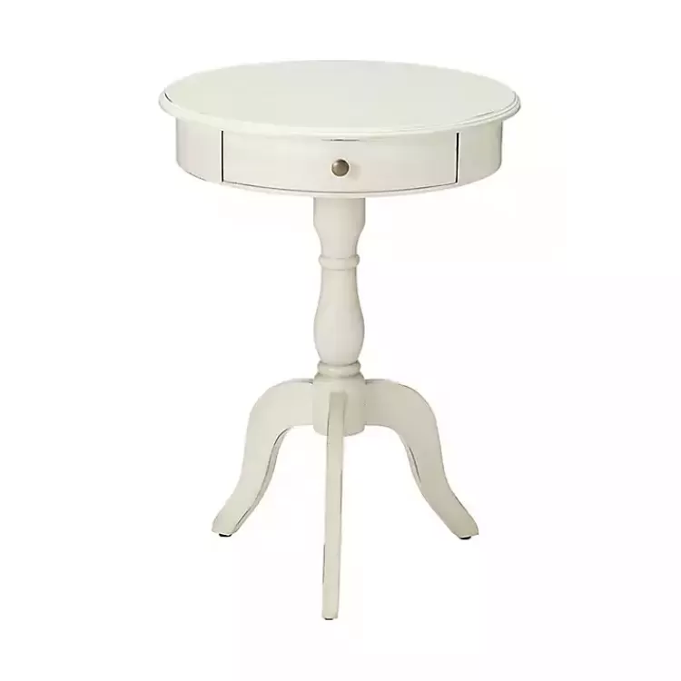 Round Antique Pedestal Accent Table>Kirklands Home Cheap
