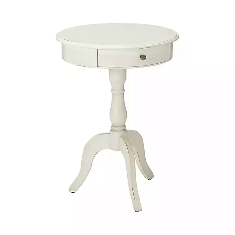 Round Antique Pedestal Accent Table>Kirklands Home Cheap