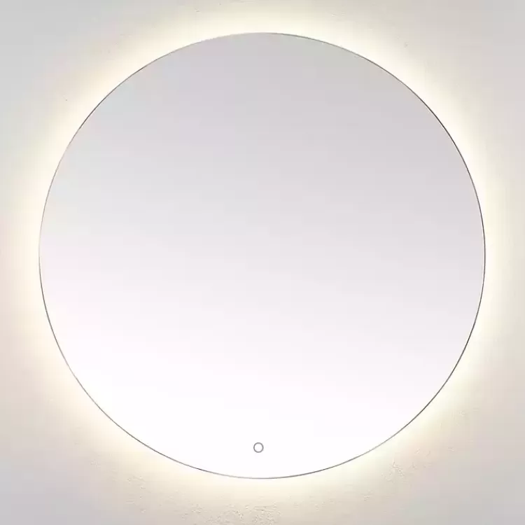 Round Ashden LED Wall Mirror>Kirklands Home Fashion