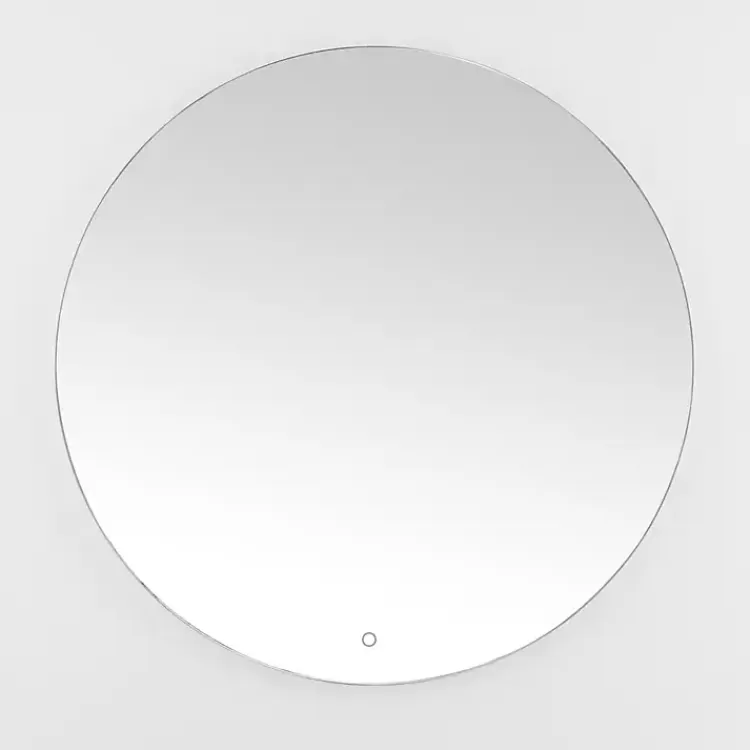 Round Ashden LED Wall Mirror>Kirklands Home Fashion