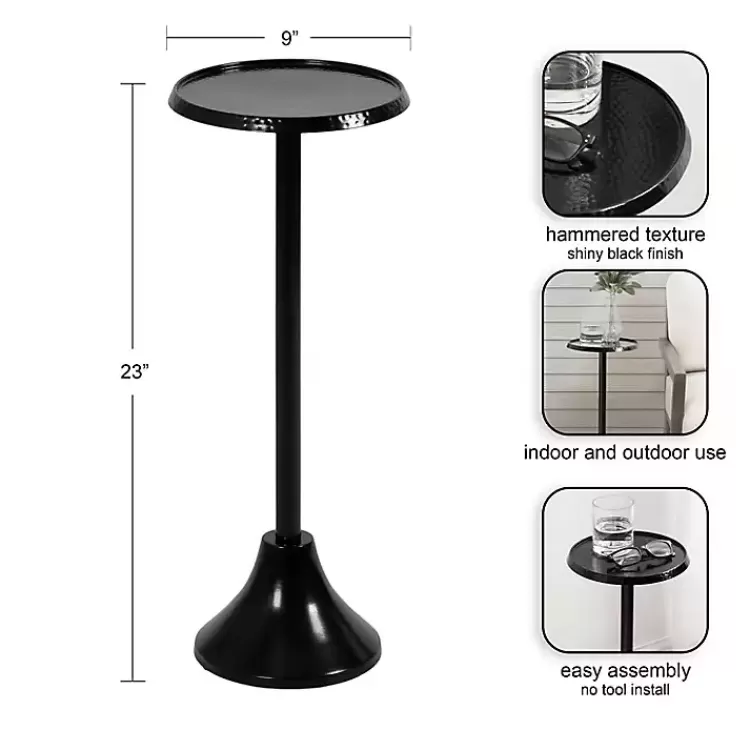 Round Metal Layla Accent Table>Kirklands Home Online
