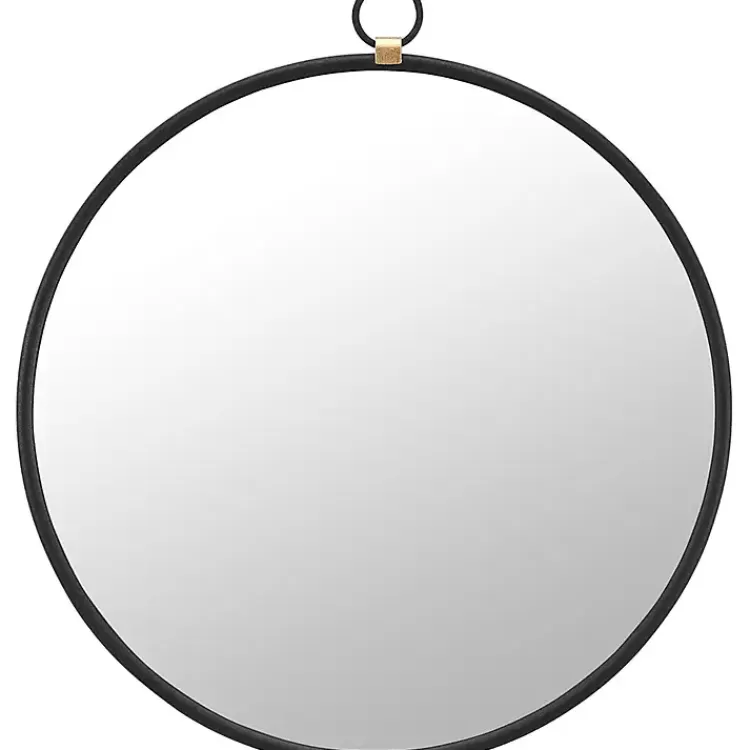 Round Metal Mirror with Ring>Kirklands Home New