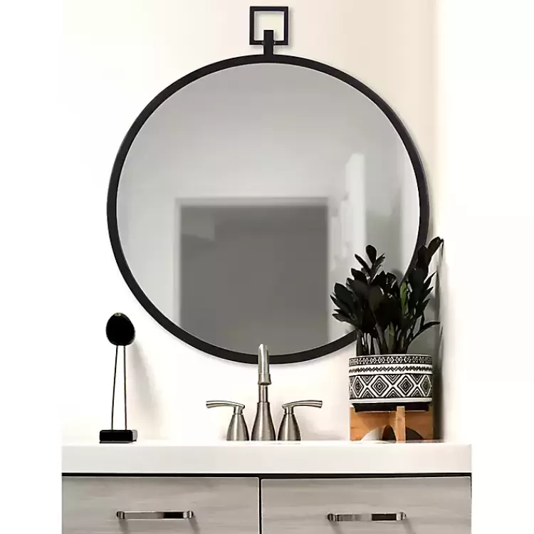 round_black_tabb_metal_wall_mirror_5.webp Round Black Tabb Metal Wall Mirror>Kirklands Home Sale