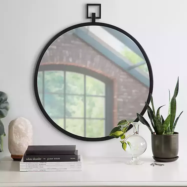 round_black_tabb_metal_wall_mirror_6.webp Round Black Tabb Metal Wall Mirror>Kirklands Home Sale