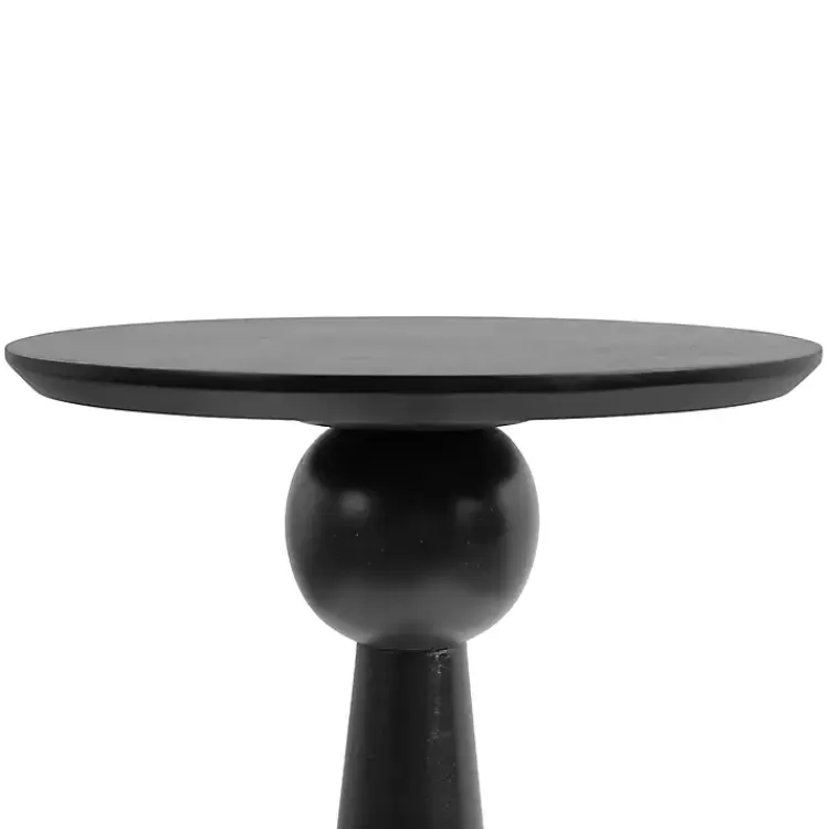 round_black_wood_jess_accent_table_2.webp Round Wood Jess Accent Table>Kirklands Home Sale
