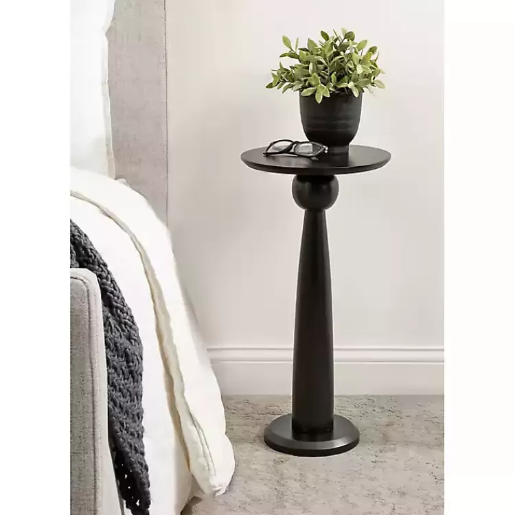 round_black_wood_jess_accent_table_5.webp Round Wood Jess Accent Table>Kirklands Home Sale
