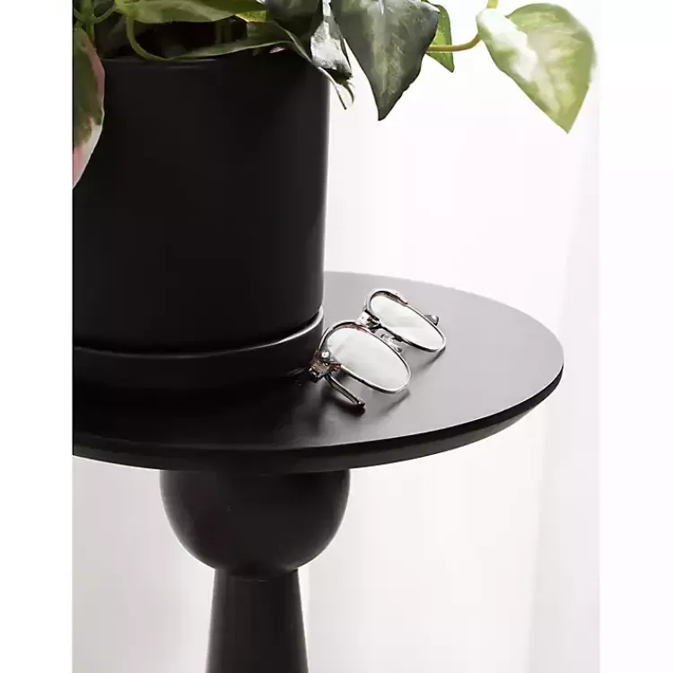 round_black_wood_jess_accent_table_7.webp Round Wood Jess Accent Table>Kirklands Home Sale