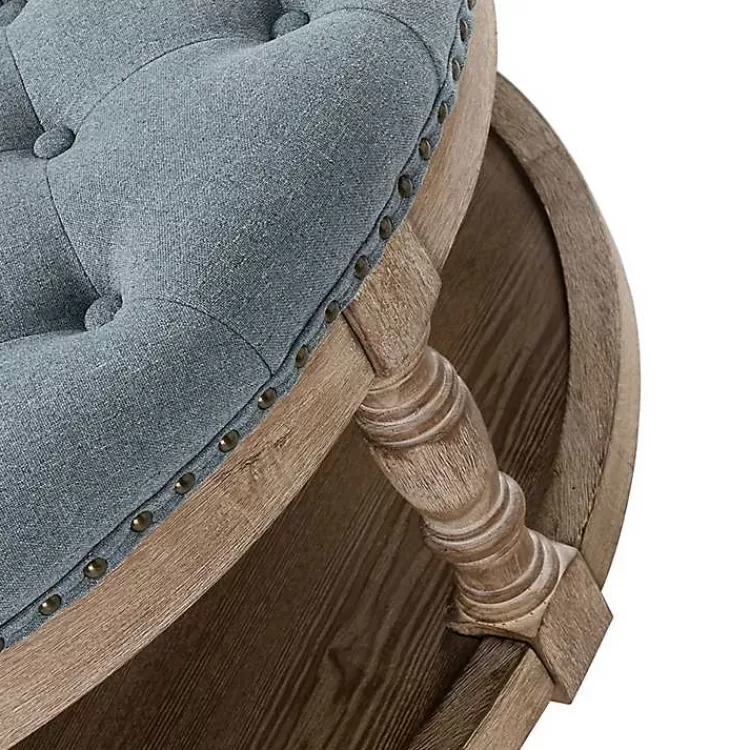round_blue_cepheus_tufted_ottoman_4.webp Round Cepheus Tufted Ottoman>Kirklands Home Flash Sale