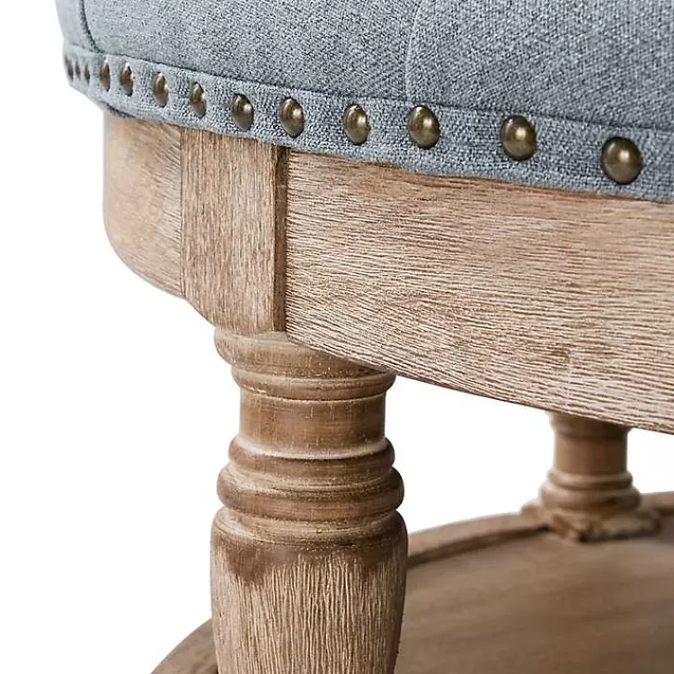 round_blue_cepheus_tufted_ottoman_5.webp Round Cepheus Tufted Ottoman>Kirklands Home Flash Sale
