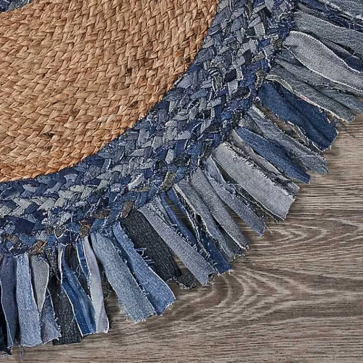 round_braided_jute_and_denim_area_rug_x_7.webp Round Braided Jute and Denim Area Rug, 3x3>Kirklands Home Shop