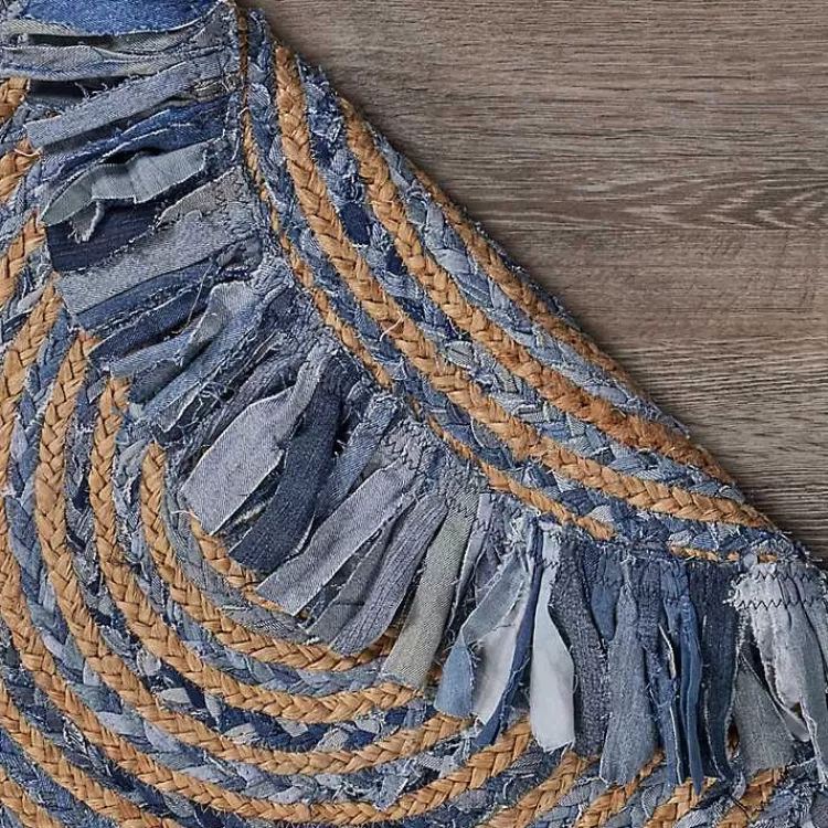 round_braided_jute_and_denim_swirl_area_rug_x_4.webp Round Braided Jute and Denim Swirl Area Rug, 3x3>Kirklands Home Hot