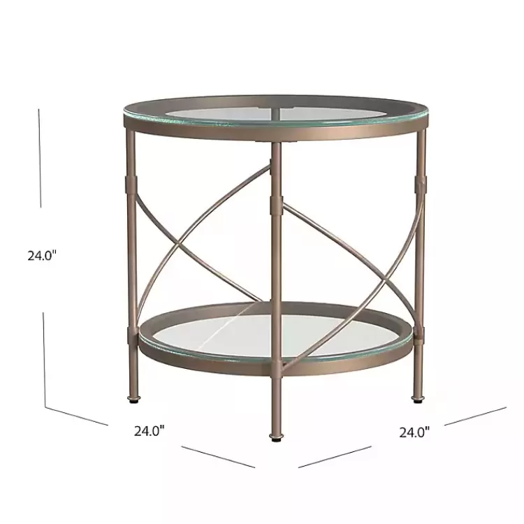 round_bronze_metal_and_glass_accent_table_3.webp Round Bronze Metal and Glass Accent Table>Kirklands Home Shop