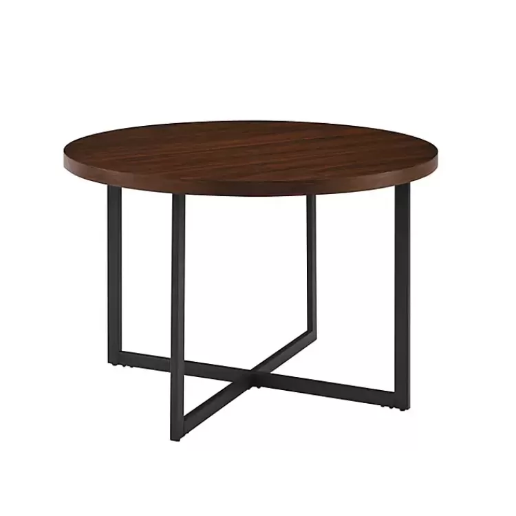 Round and Black X Base Dining Table>Kirklands Home Discount