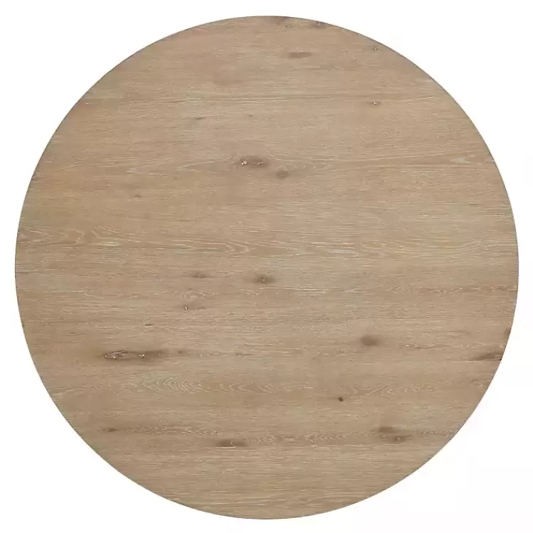 Round Brown Wood Pedestal Base Dining Table>Kirklands Home Clearance