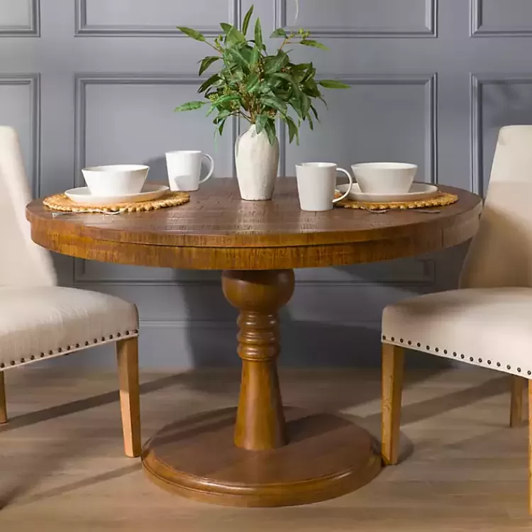 Round Wood Pedestal Dining Table>Kirklands Home Best Sale