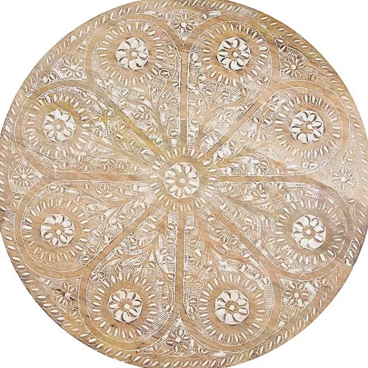 round_brushed_white_engraved_accent_table_3.webp Round Brushed White Engraved Accent Table>Kirklands Home Outlet