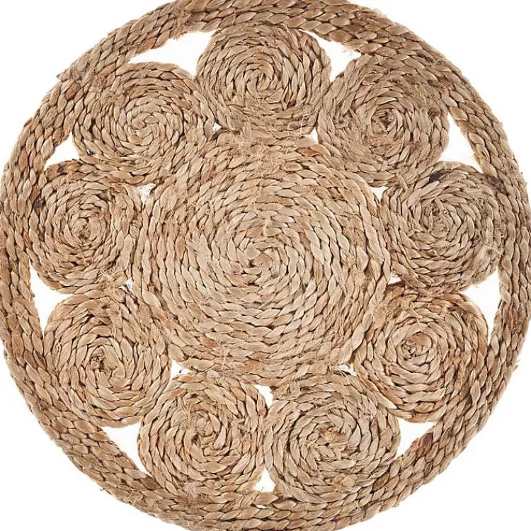Round Decorative Braided Jute Placemats, Set of 2>Kirklands Home Outlet