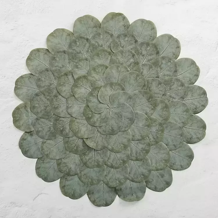 Round Eucalyptus Leaves Placemat>Kirklands Home Shop