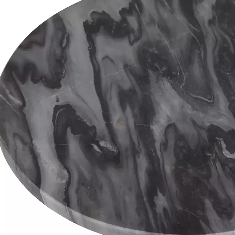 round_geller_black_marble_accent_table_2.webp Round Geller Marble Accent Table>Kirklands Home Best Sale