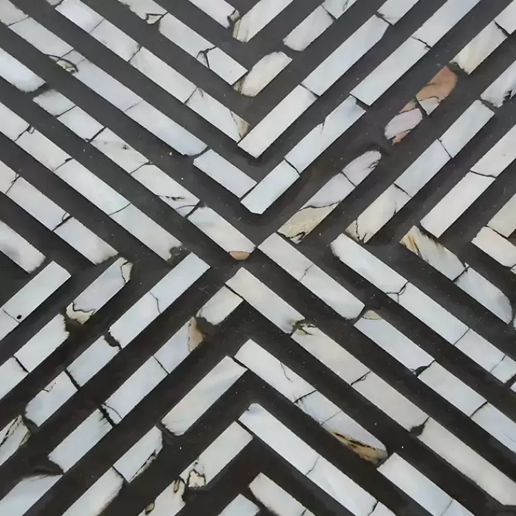 round_geometric_stripe_shell_coffee_table_2.webp Round Geometric Stripe Shell Coffee Table>Kirklands Home Fashion