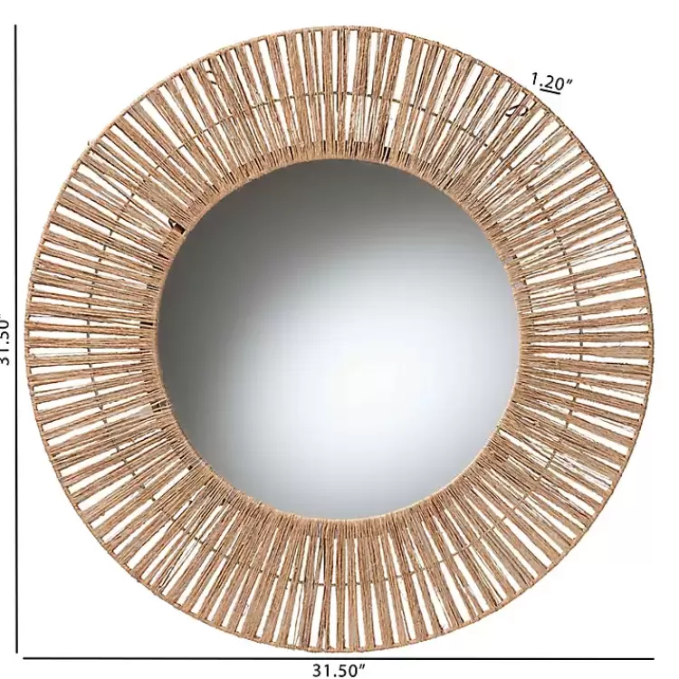 round_geona_metal_and_seagrass_wall_mirror_3.webp Round Geona Metal and Seagrass Wall Mirror>Kirklands Home New