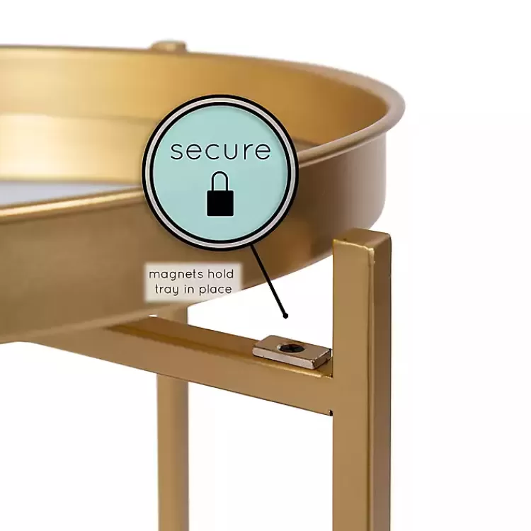 round_gold_mirrored_foldable_accent_table_4.webp Round Mirrored Foldable Accent Table>Kirklands Home Cheap