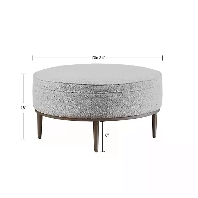 round_gray_upholstered_ottoman_6.webp Round Upholstered Ottoman>Kirklands Home Best