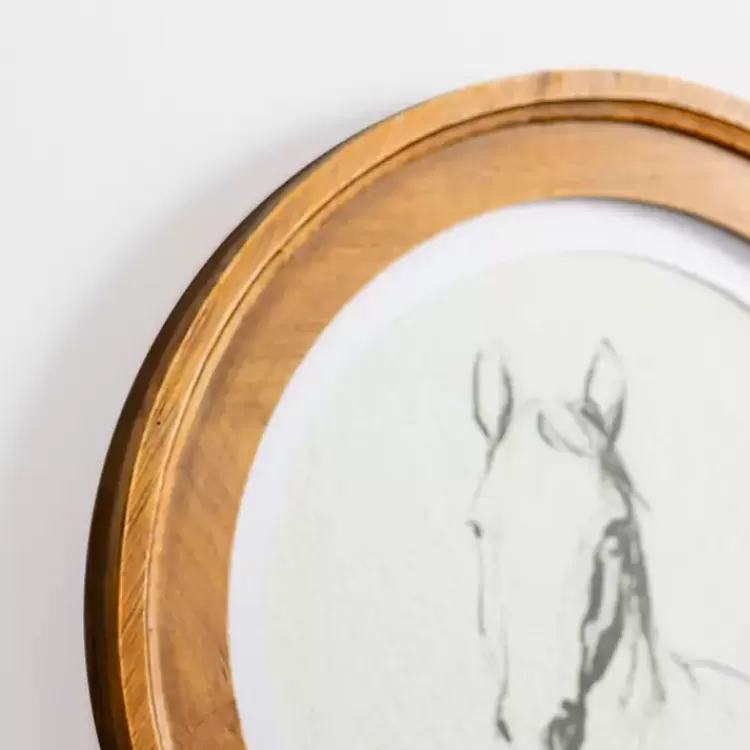 round_horse_portrait_framed_art_print_3.webp Round Horse Portrait Framed Art Print>Kirklands Home Online