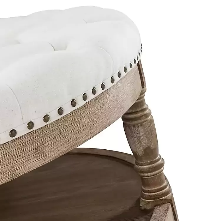 round_ivory_cepheus_tufted_ottoman_4.webp Round Cepheus Tufted Ottoman>Kirklands Home Best