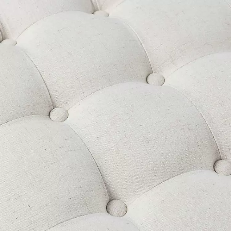 round_ivory_cepheus_tufted_ottoman_6.webp Round Cepheus Tufted Ottoman>Kirklands Home Best