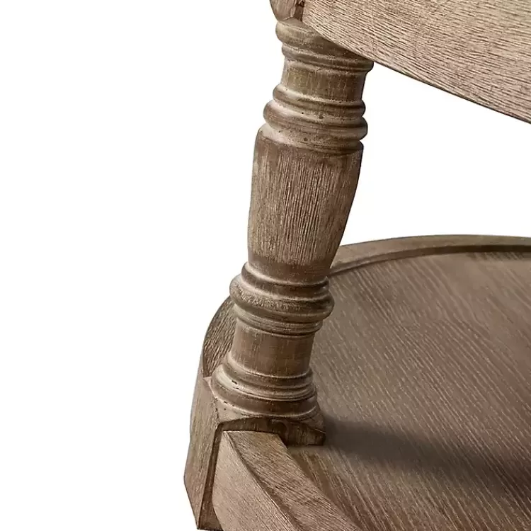 round_ivory_cepheus_tufted_ottoman_8.webp Round Cepheus Tufted Ottoman>Kirklands Home Best