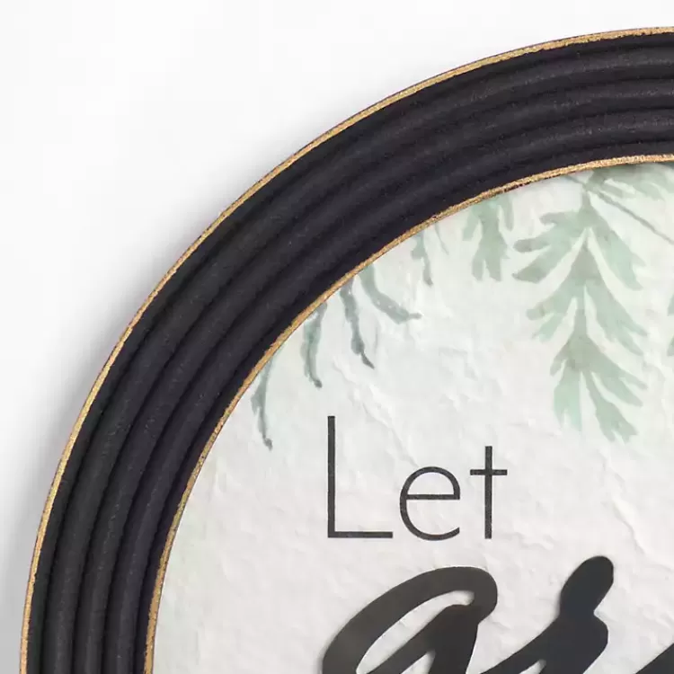 Round Let Grace Abound Wall Plaque>Kirklands Home Clearance