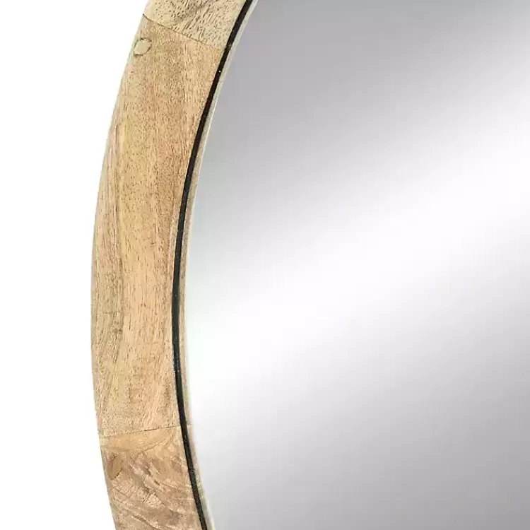 round_mango_wood_wall_mirror_2.webp Round Mango Wood Wall Mirror>Kirklands Home Clearance