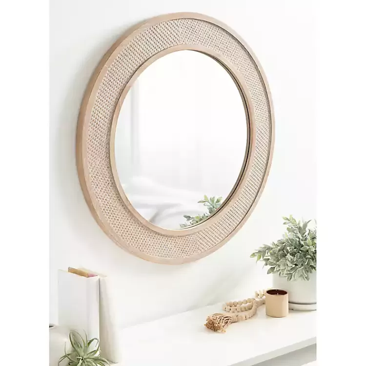 round_natural_rattan_wall_mirror_4.webp Round Natural Rattan Wall Mirror>Kirklands Home Outlet