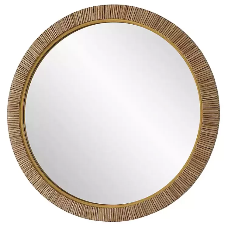 round_rattan_wall_mirror_3.webp Round Rattan Wall Mirror>Kirklands Home Cheap