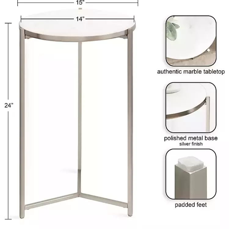 Round Aguilar Accent Table>Kirklands Home Discount
