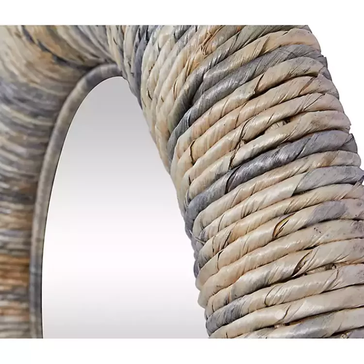 round_teak_wood_coiled_tampar_frame_mirror_2.webp Round Teak Wood Coiled Tampar Frame Mirror>Kirklands Home Clearance