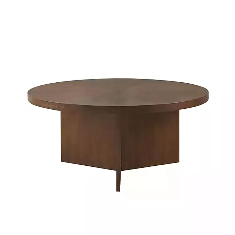 round_walnut_wood_starburst_coffee_table_2.webp Round Walnut Wood Starburst Coffee Table>Kirklands Home Fashion