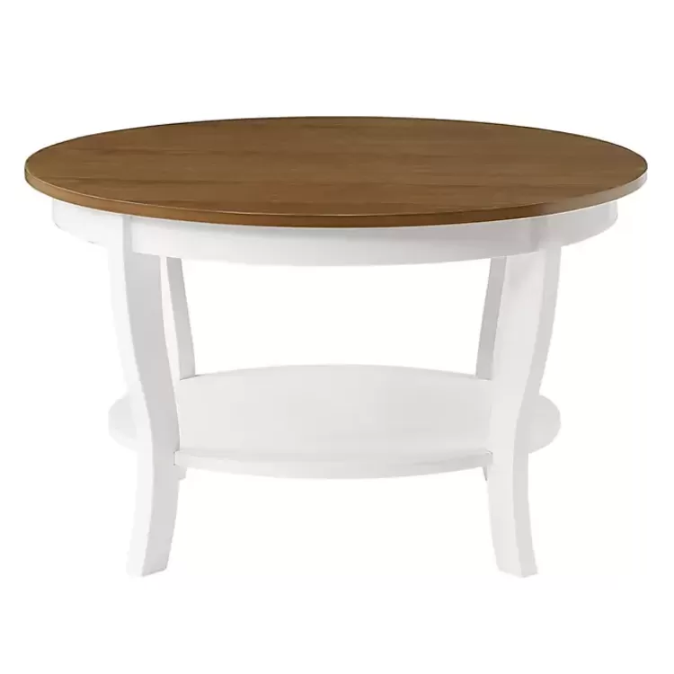 round_white_and_natural_curved_legs_coffee_table_5.webp Round and Natural Curved Legs Coffee Table>Kirklands Home Cheap